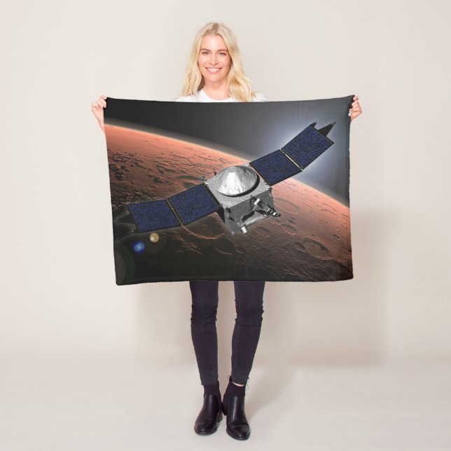 Mars Atmosphere And Volatile Evolution Mission. Fleece Blanket (In Situ)