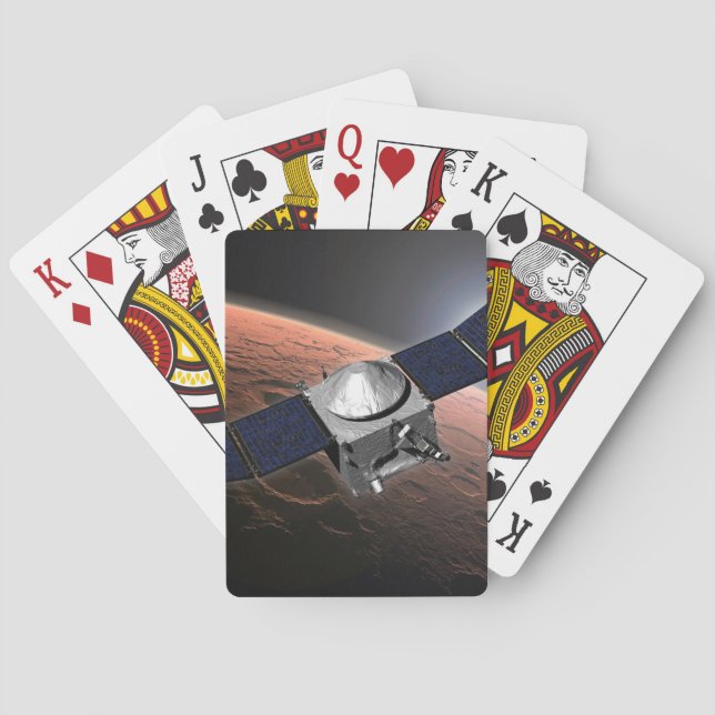 Mars Atmosphere And Volatile Evolution Mission. Playing Cards (Back)