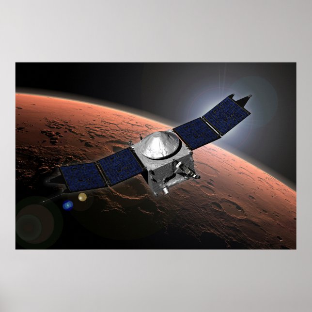 Mars Atmosphere And Volatile Evolution Mission. Poster (Front)