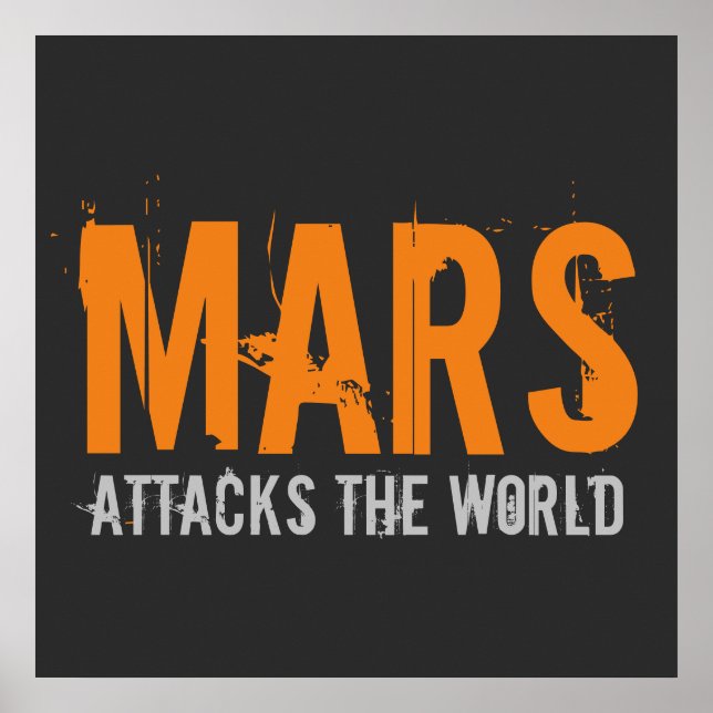 Mars Attacks the World Poster (Front)