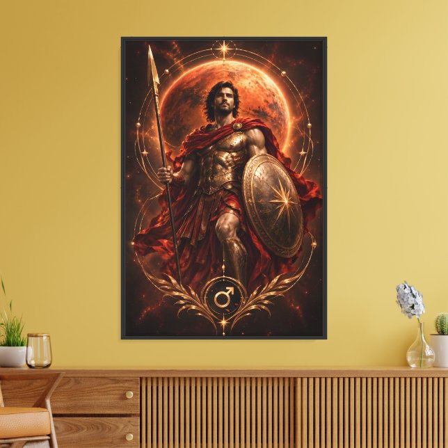 Mars Canvas Print (Insitu(LivingRoom))