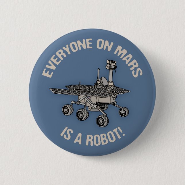 Mars Census 2 Inch Round Button (Front)