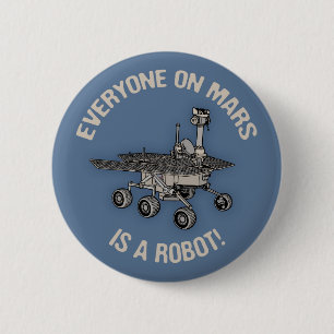 Mars Census 2 Inch Round Button