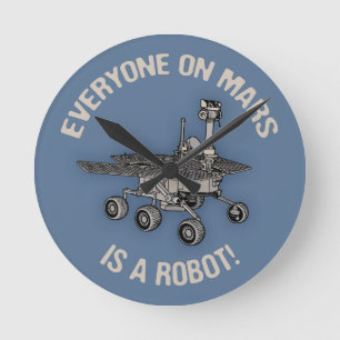 Mars Census Round Clock