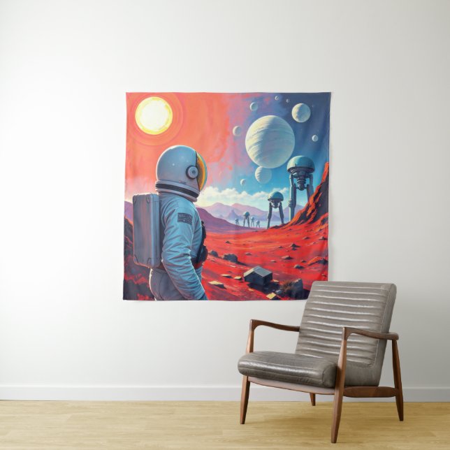 MARS CONQUEST 12 TAPESTRY (In Situ)