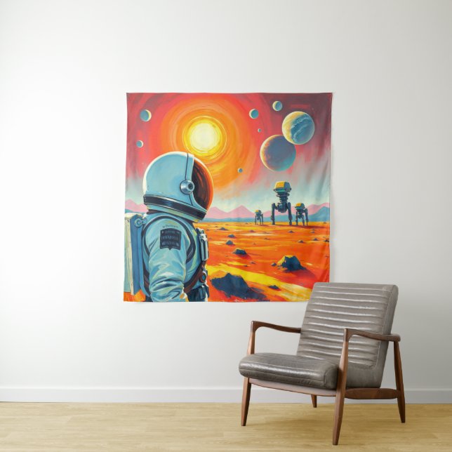 MARS CONQUEST 13 TAPESTRY (In Situ)