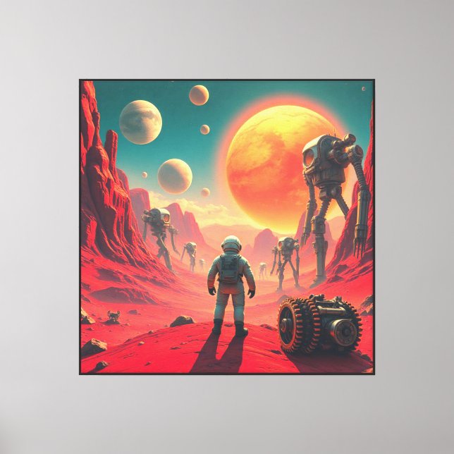 MARS CONQUEST 7 CANVAS PRINT (Front)