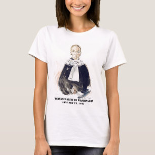 Mars des femmes sur le T-shirt Hélène Frank de