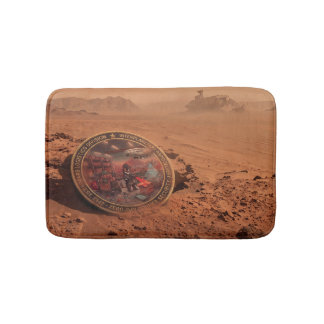 Mars Division Sci‑Fi Bath Mat