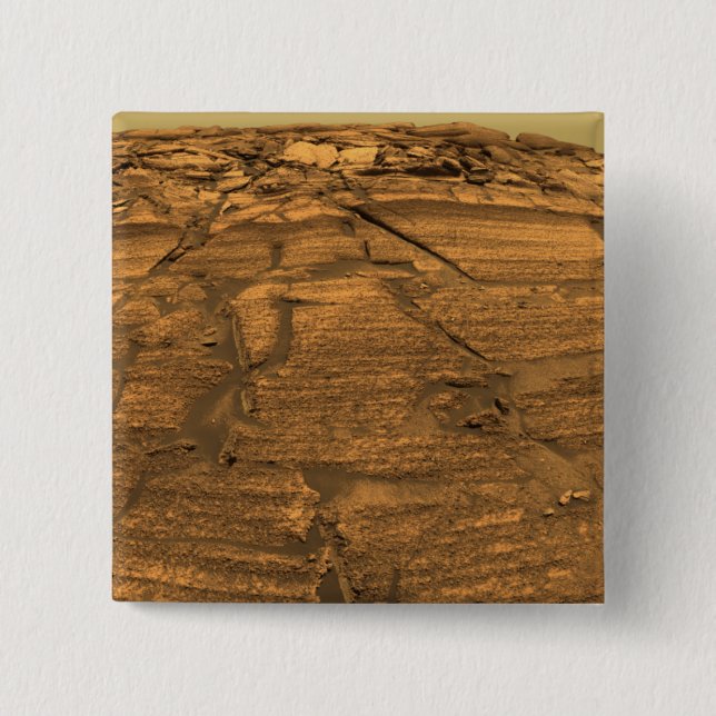 Mars Exploration Rover Opportunity 2 Inch Square Button (Front)
