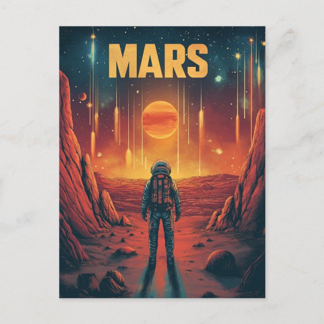 Mars : Explore the Red Planet  Postcard (Front)
