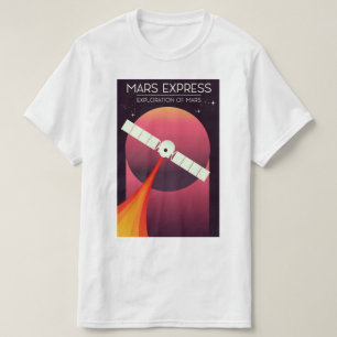 Mars Express - Exploration of Mars Space Art. T-Shirt