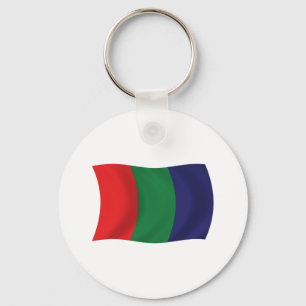 Mars Flag Keychain