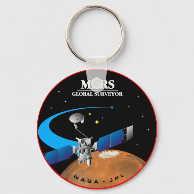 Mars Global Surveyor Keychain (Front)