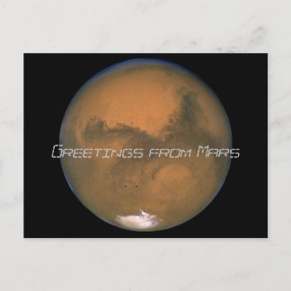 Mars, Greetings from Mars Postcard