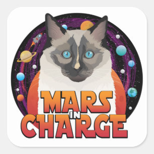 Mars in Charge stickers