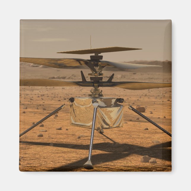 Mars Ingenuity Helicopter Magnet (Front)