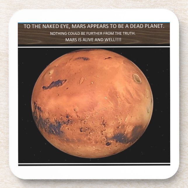 Mars Is Alive Coaster (Front)