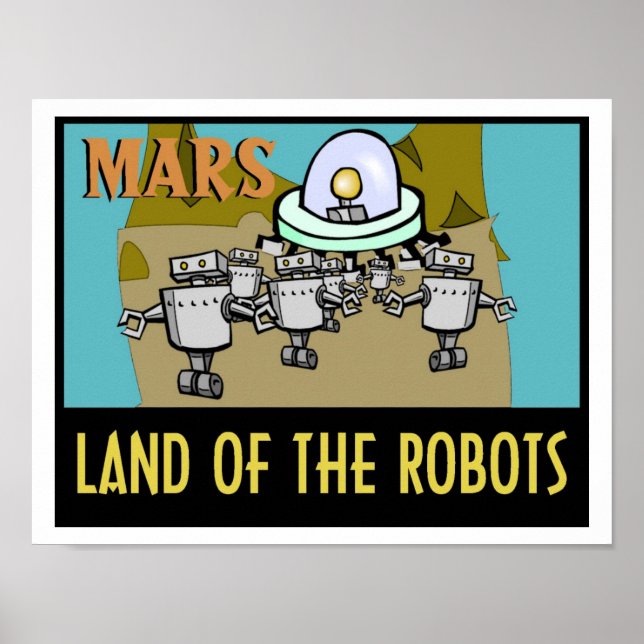 MARS - LAND OF THE ROBOTS POSTER (Front)