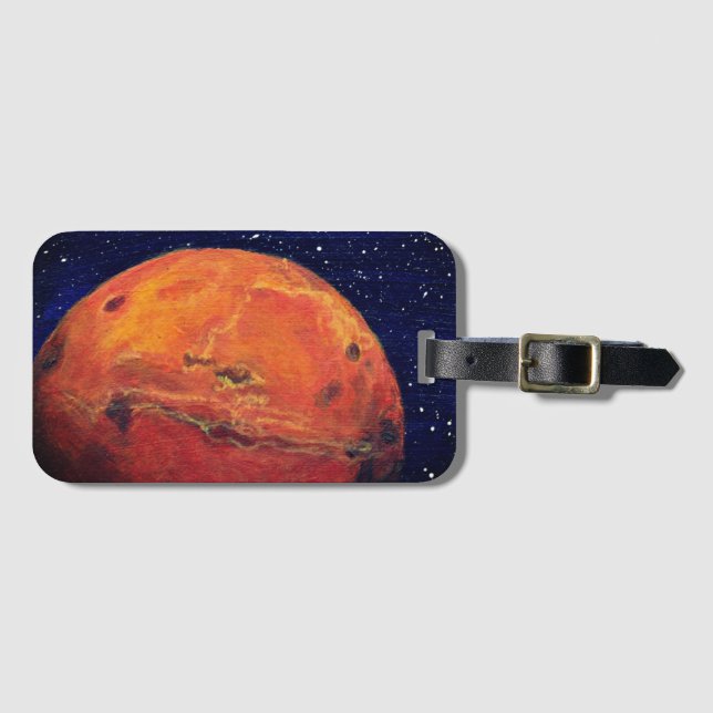 Mars Luggage Tag (Front Horizontal)