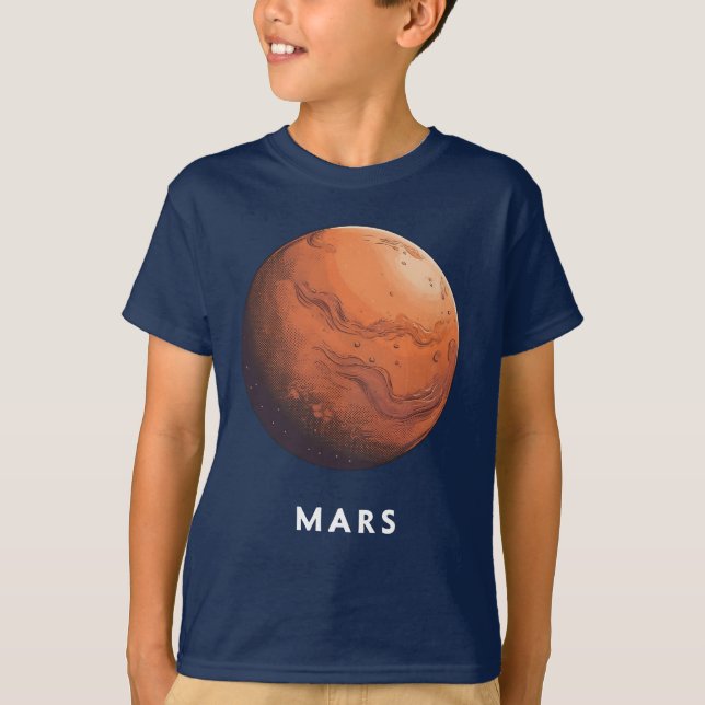 Mars / Mars - Planète classique Tee T-shirt (Devant)