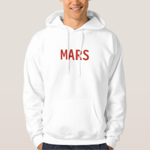 Mars Men's Basic Hooded Sweatshirt