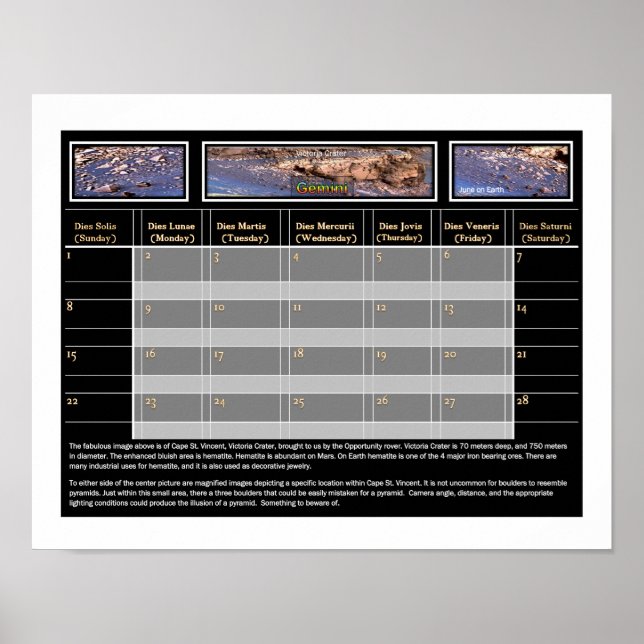 Mar's Minerals Poster (Front)