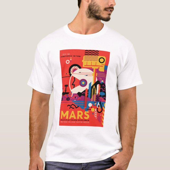 Mars - NASA Visions of the Future T-Shirt (Front)