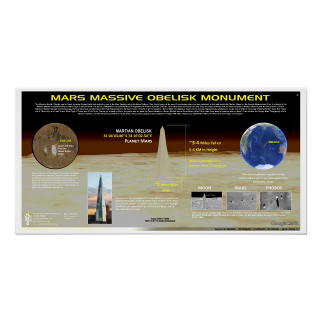 Mars Obelisk Poster (Front)