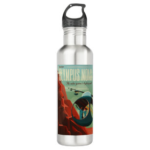 Mars Olympus Mons Highest Volcano Solar System 710 Ml Water Bottle