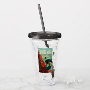 Mars Olympus Mons Highest Volcano Solar System Acrylic Tumbler