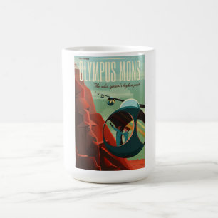 Mars Olympus Mons Highest Volcano Solar System Coffee Mug