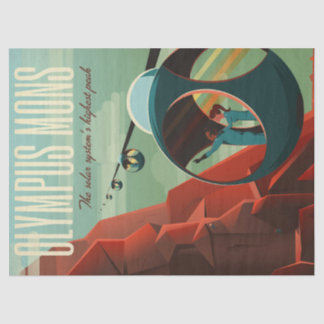 Mars Olympus Mons Highest Volcano Solar System Tissue Paper