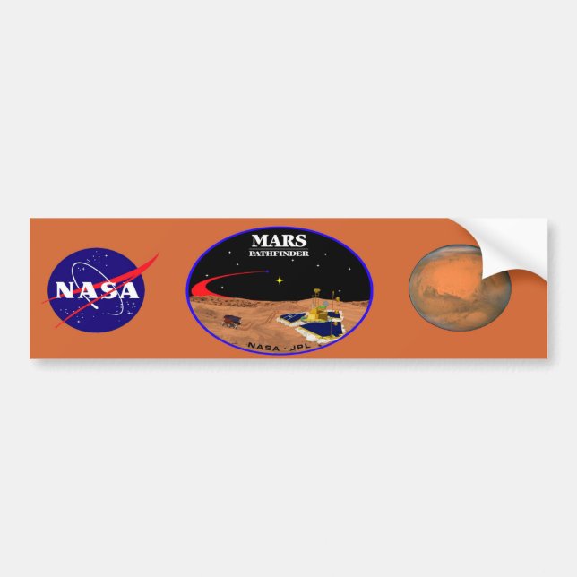 MARS PATHFINDER BUMPER STICKER (Front)