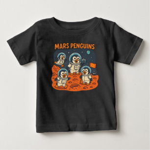 Mars Penguins funny animal space series! Baby T-Shirt