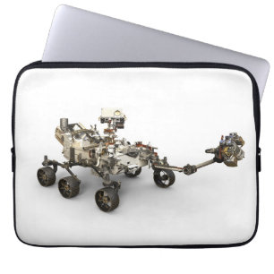 Mars Perseverance Rover On White Background. Laptop Sleeve