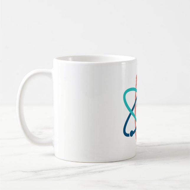 Mars pour la tasse de logo de couleur de (Gauche)