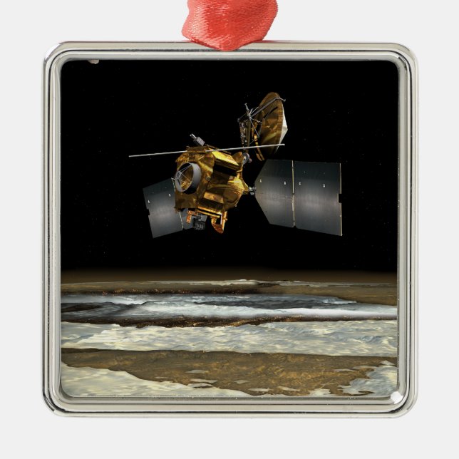 Mars Reconnaissance Orbiter 2 Metal Ornament (Front)