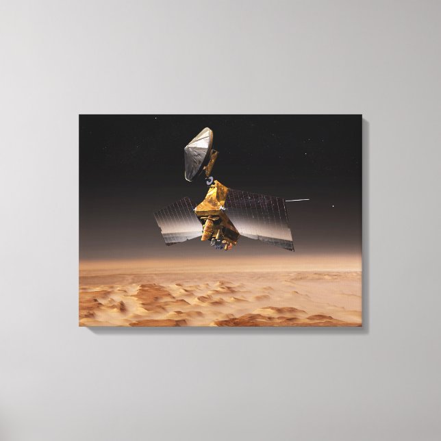 Mars Reconnaissance Orbiter 3 Canvas Print (Front)