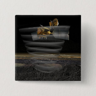 Mars Reconnaissance Orbiter's Radar at Work 2 Inch Square Button