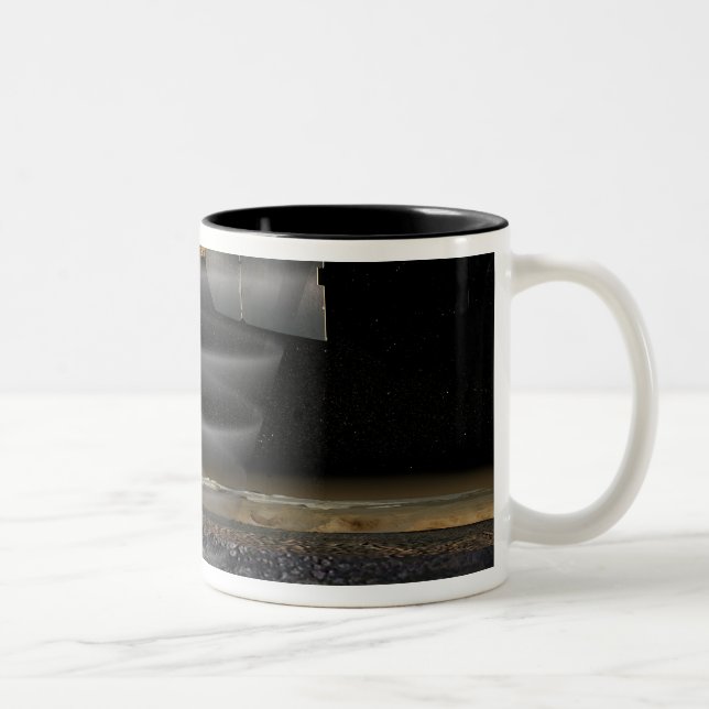 Mars Reconnaissance Orbiter's Radar at Work Two-Tone Coffee Mug (Right)