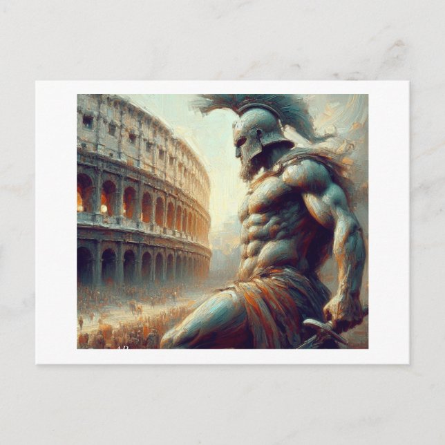 Mars Roman God of War,  Postcard (Front)