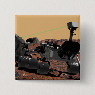 Mars Science Laboratory 3 2 Inch Square Button