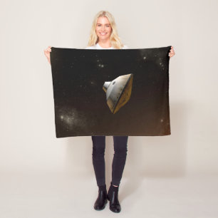 Mars Science Laboratory Aeroshell Capsule Fleece Blanket