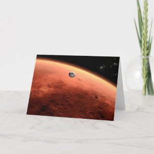 Mars Science Laboratory Approaching Mars. Card