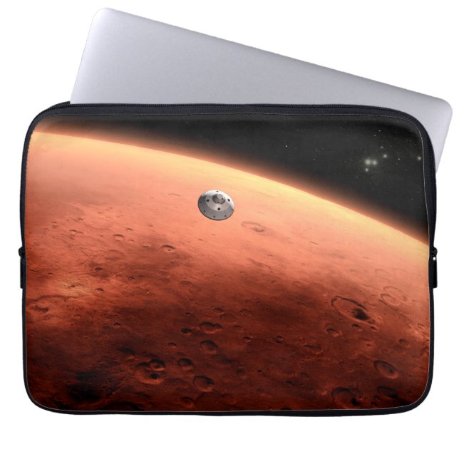 Mars Science Laboratory Approaching Mars. Laptop Sleeve (Front)
