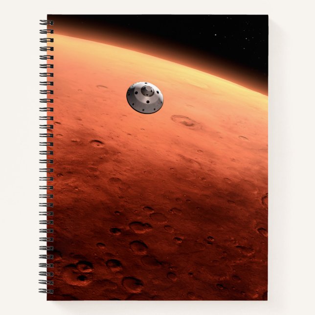 Mars Science Laboratory Approaching Mars. Notebook (Front)