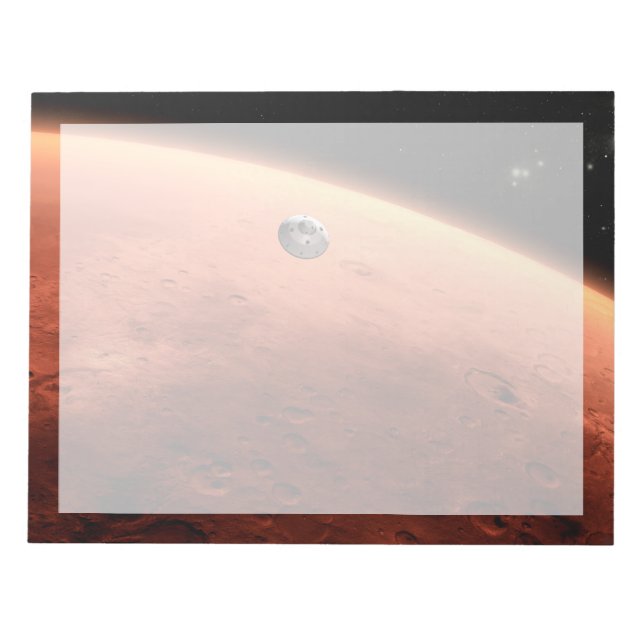 Mars Science Laboratory Approaching Mars. Notepad (Front)