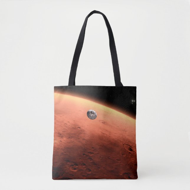 Mars Science Laboratory Approaching Mars. Tote Bag (Front)