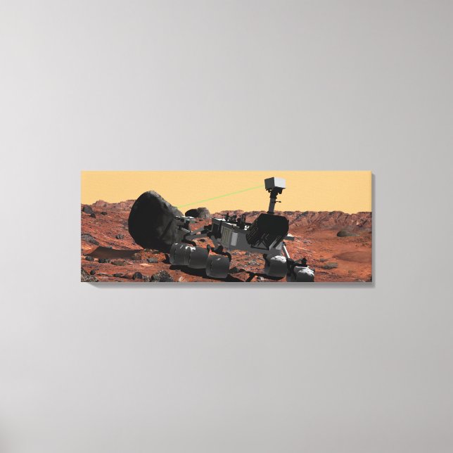 Mars Science Laboratory Canvas Print (Front)